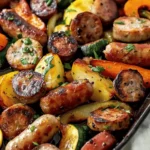 Sheet Pan Sausage & Veggies