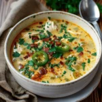 Spicy Jalapeño Popper Chicken Soup