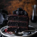 Spooky Black Velvet Halloween Cake
