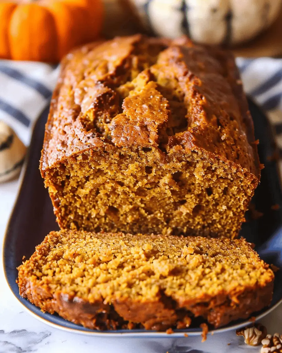 Vanilla Pudding Pumpkin Bread