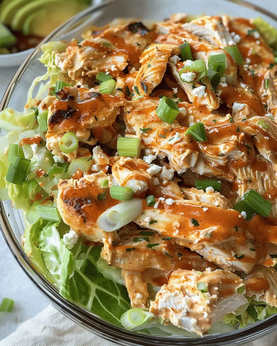 igh Protein Buffalo Chicken Salad
