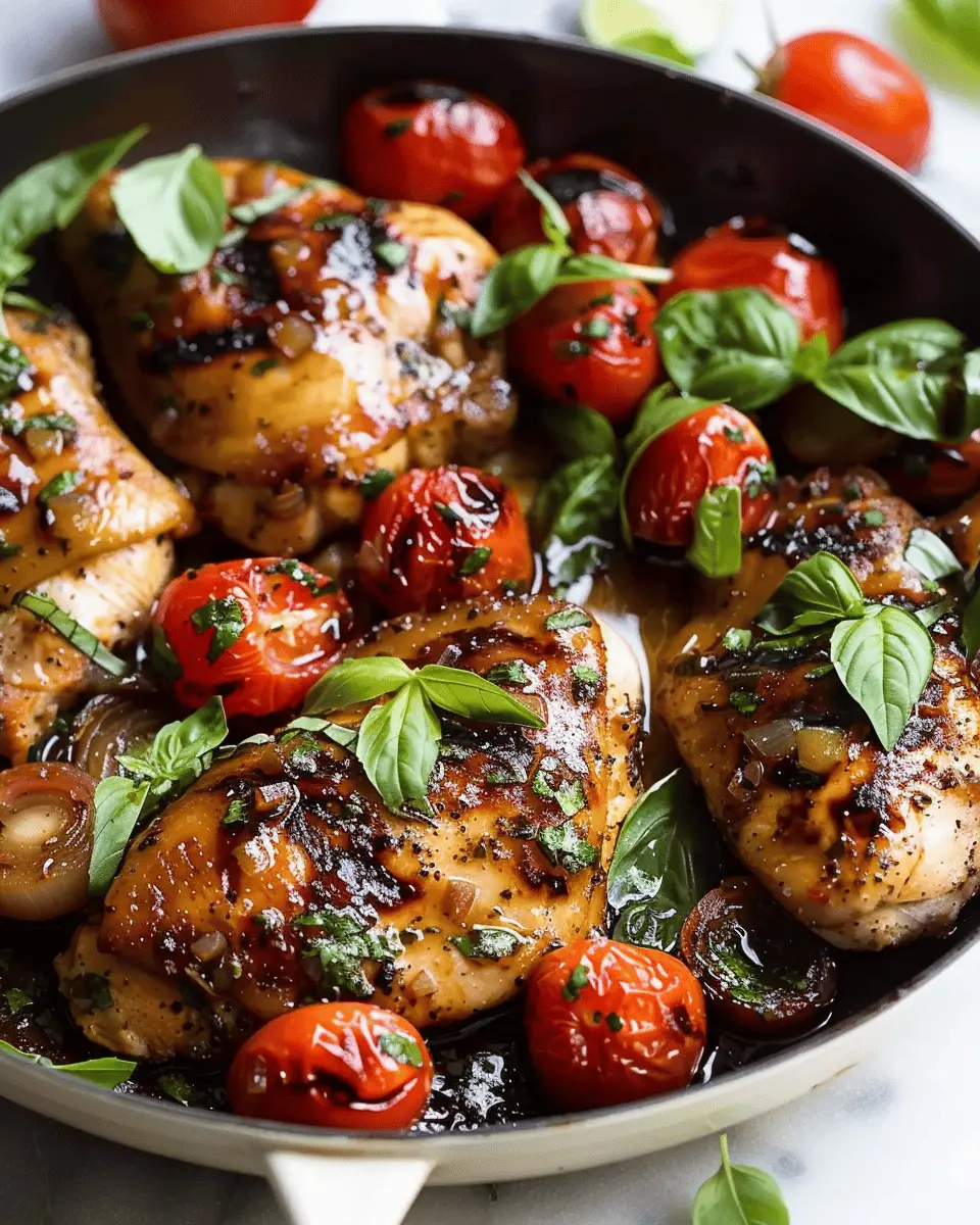 One Pan Balsamic Chicken
