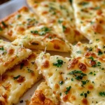 Air Fryer Cheesy Tortilla Garlic Bread