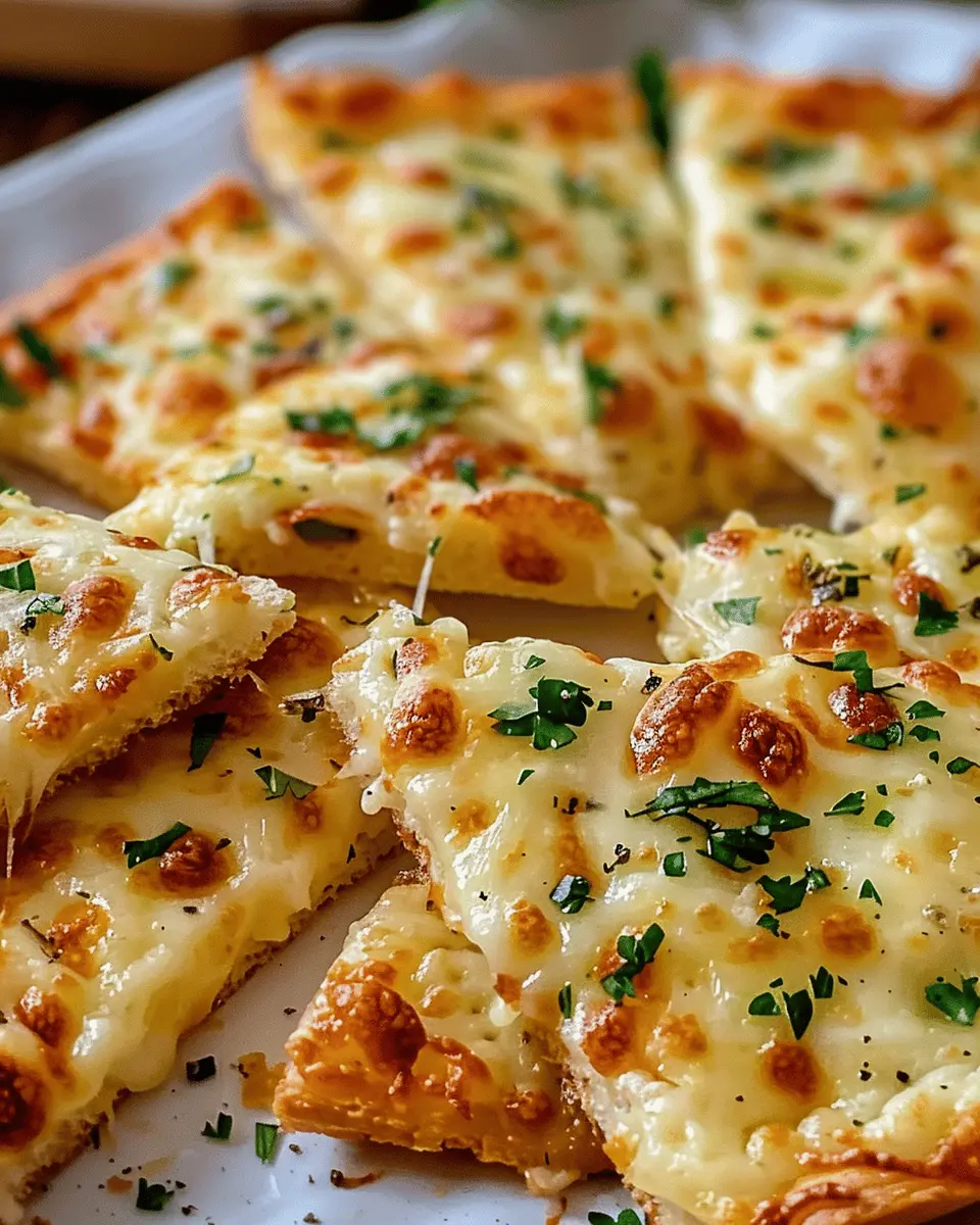 Air Fryer Cheesy Tortilla Garlic Bread