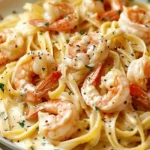 Creamy Garlic Shrimp Pasta