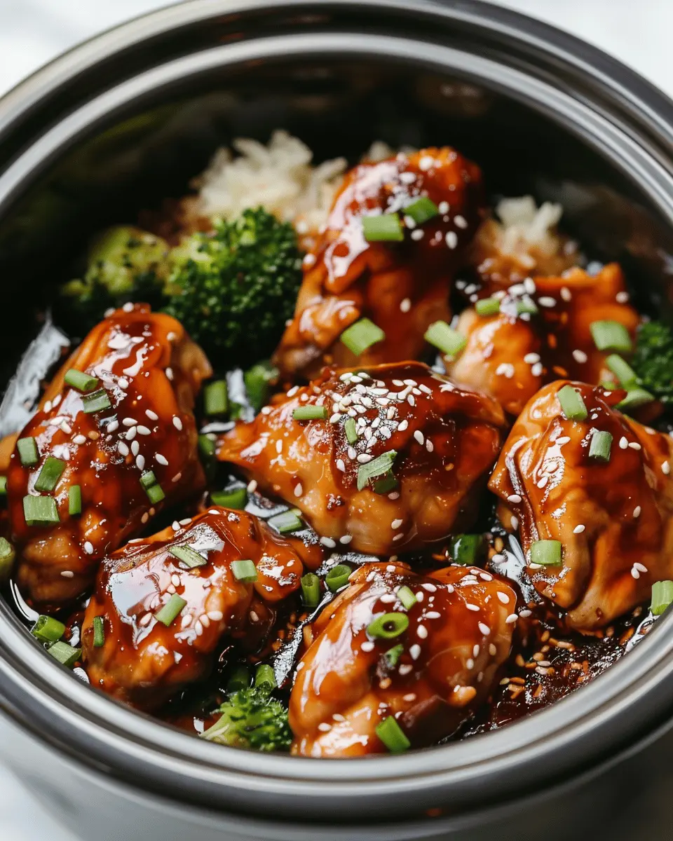 Dump and Go Crockpot Teriyaki Chicken