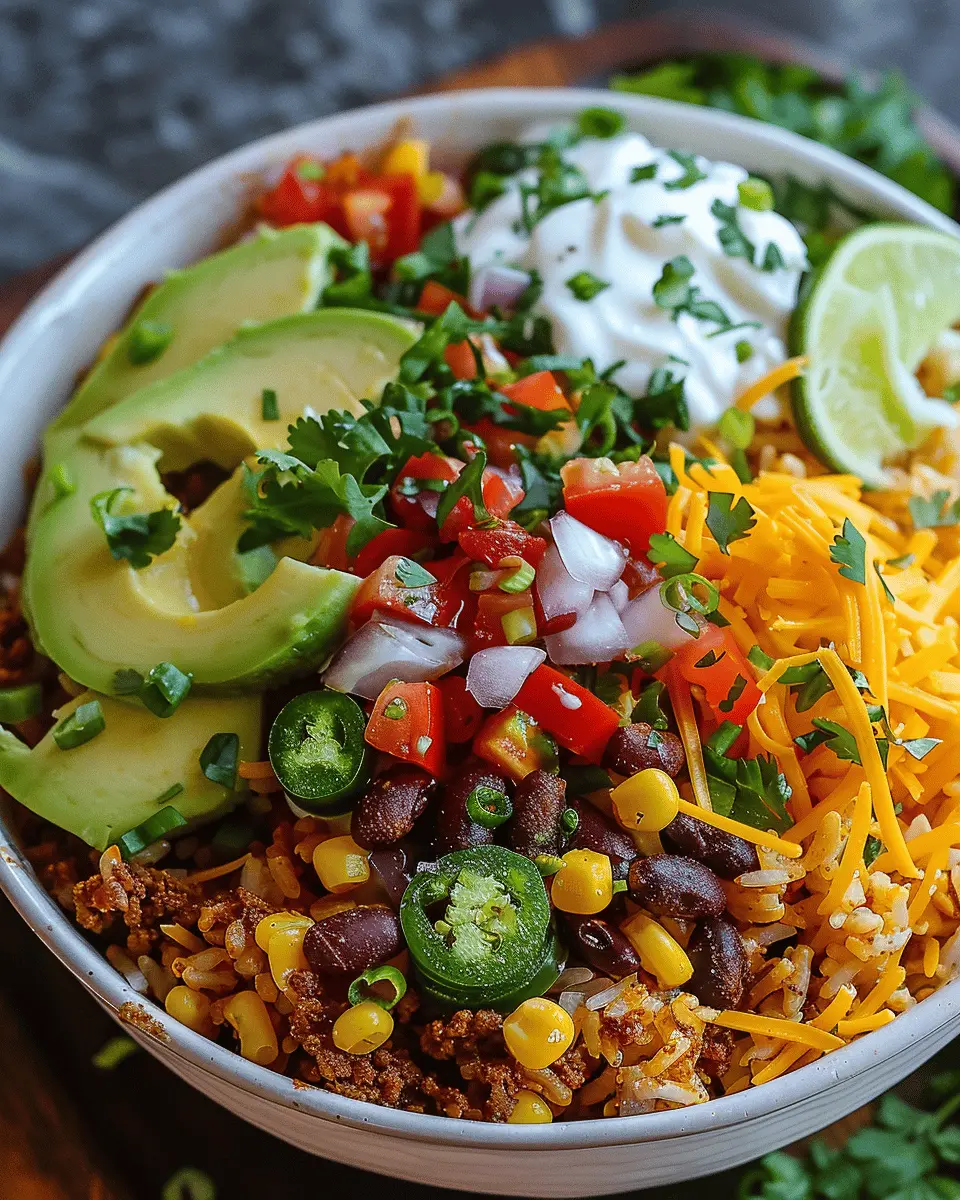 Taco Rice Bowl