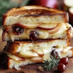 Apple and Cranberry Grilled Cheese Delight