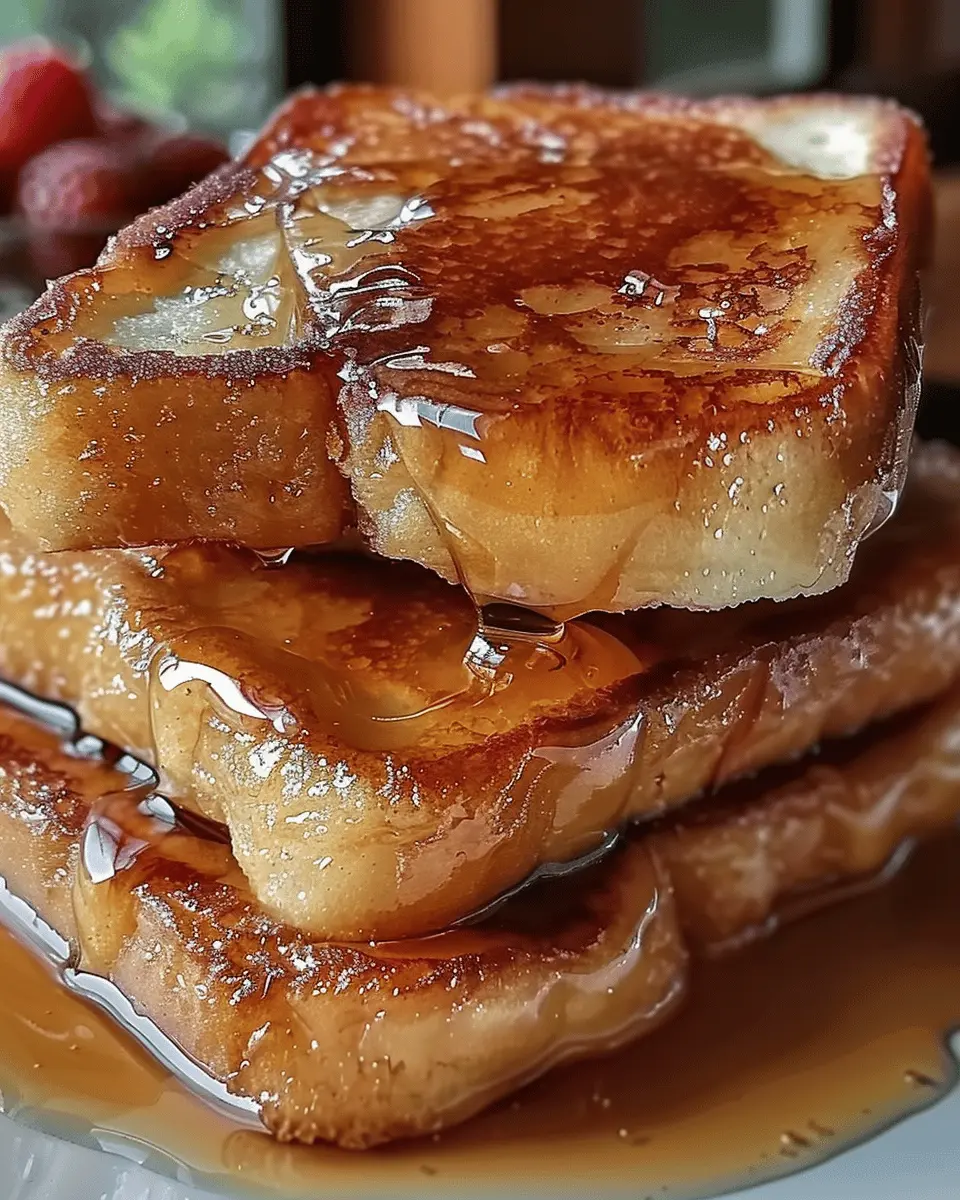 Honey Butter Stuffed French Toast Sticks