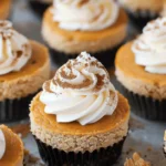 Mini Pumpkin Cheesecakes