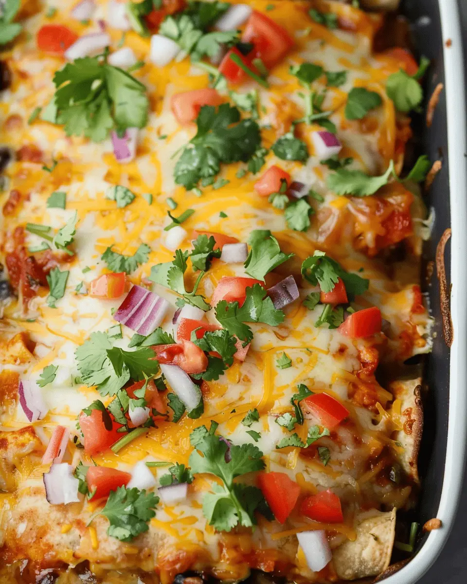 Chicken Burrito Casserole