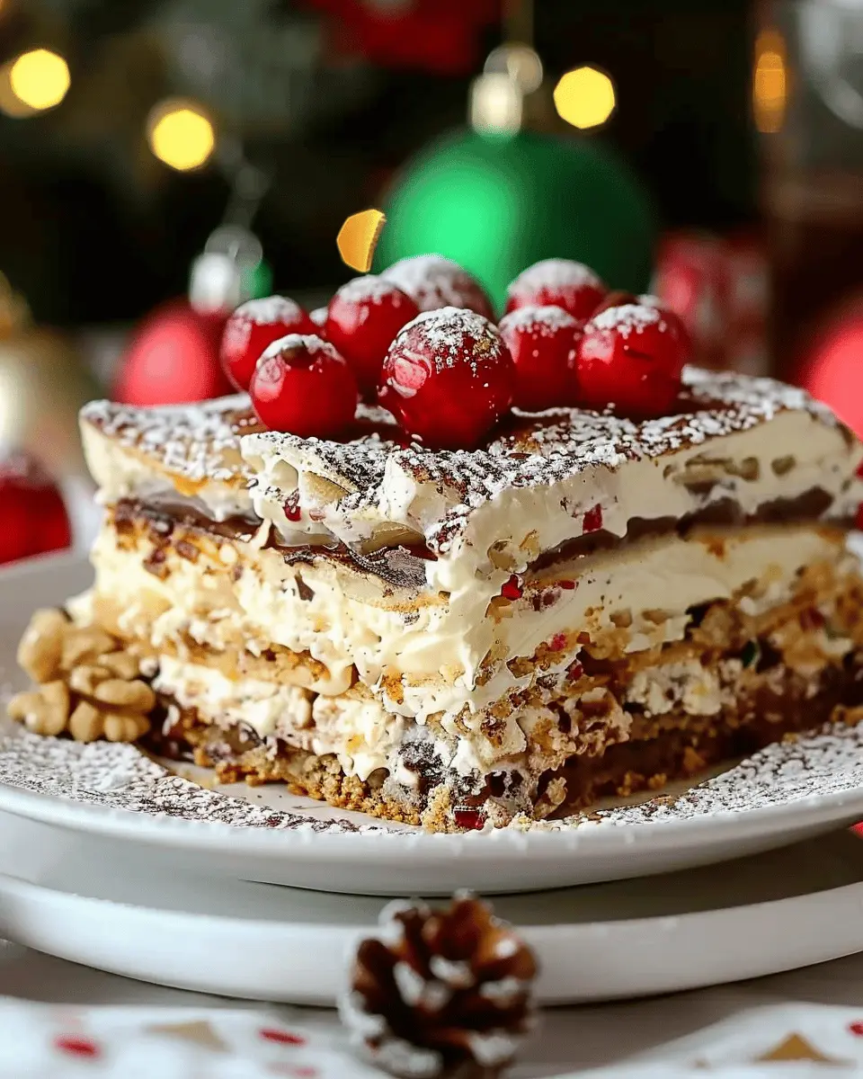 Christmas Dessert Lasagna