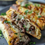 Keto Philly Cheesesteak Rolls