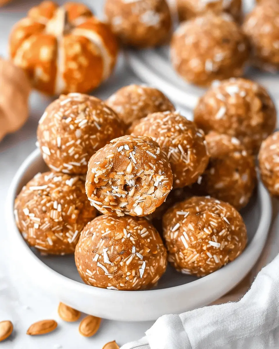 Pumpkin Protein Balls