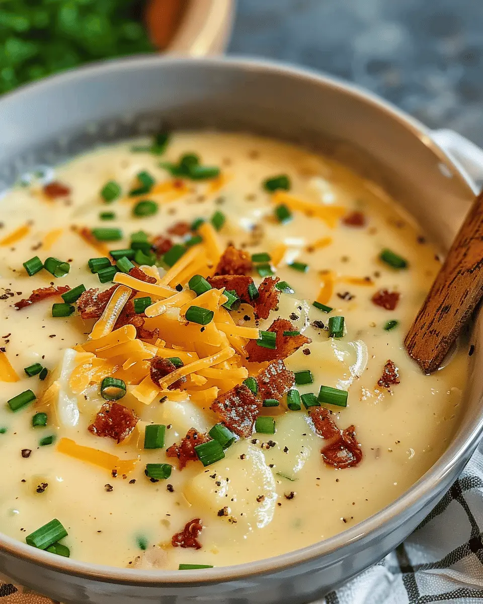 THE BEST Creamy Loaded Baked Potato Soup