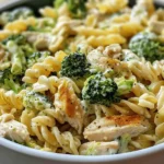 Creamy Rotisserie Chicken Broccoli Pasta