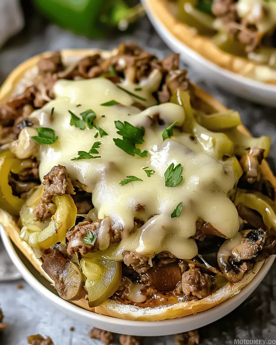 Philly Cheesesteak Bowls