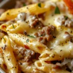 Philly Cheesesteak Pasta