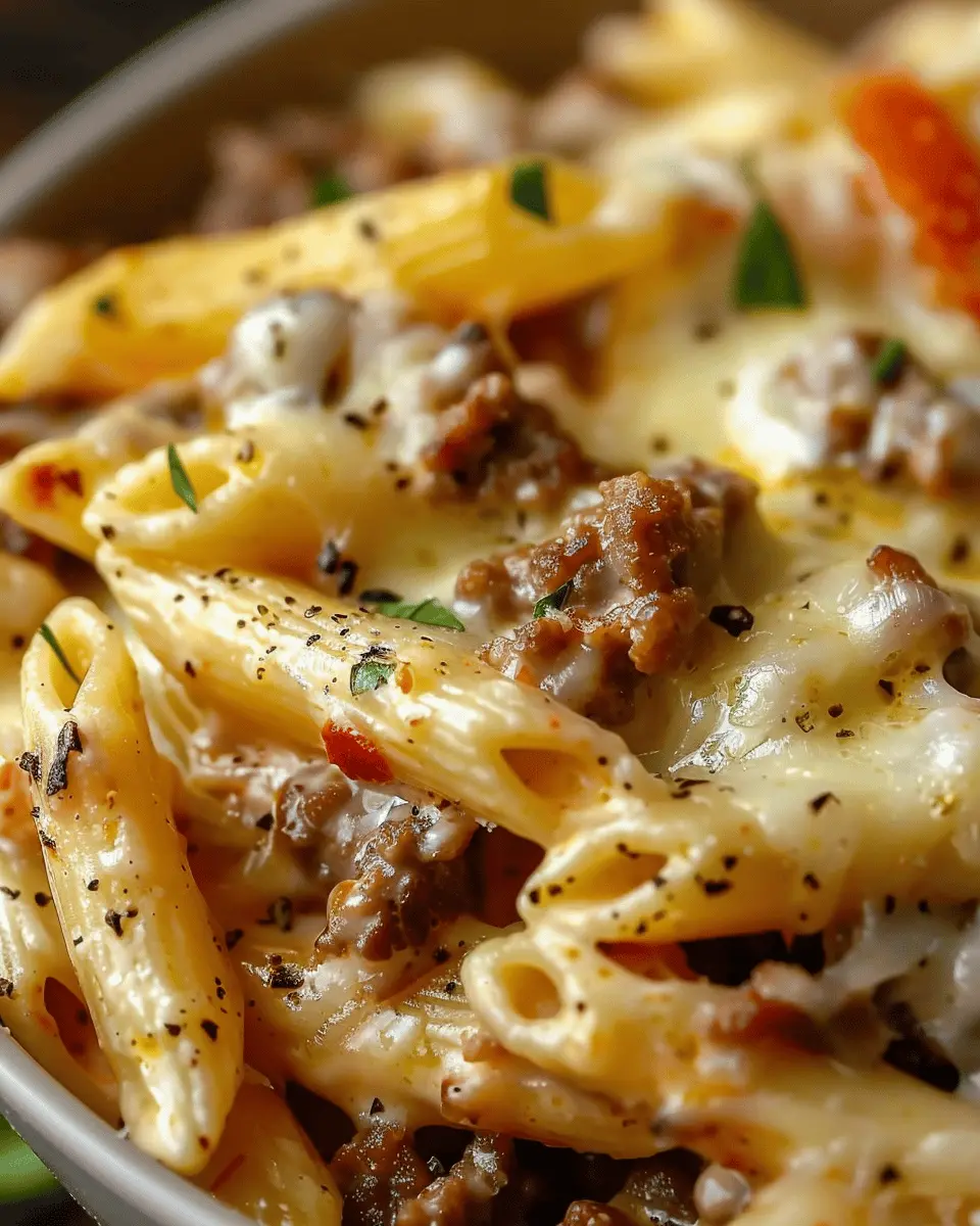 Philly Cheesesteak Pasta