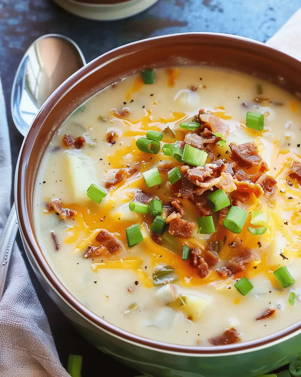 Slow Cooker Loaded Baked Potato Soup