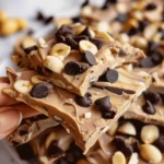 Peanut Butter Chocolate Frozen Yogurt Bark