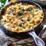 One Pot White Chicken Chili Mac and Cheese