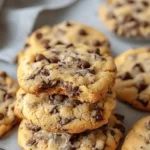 Sweet Chocolate Chip and Toffee Shortbread Cookies