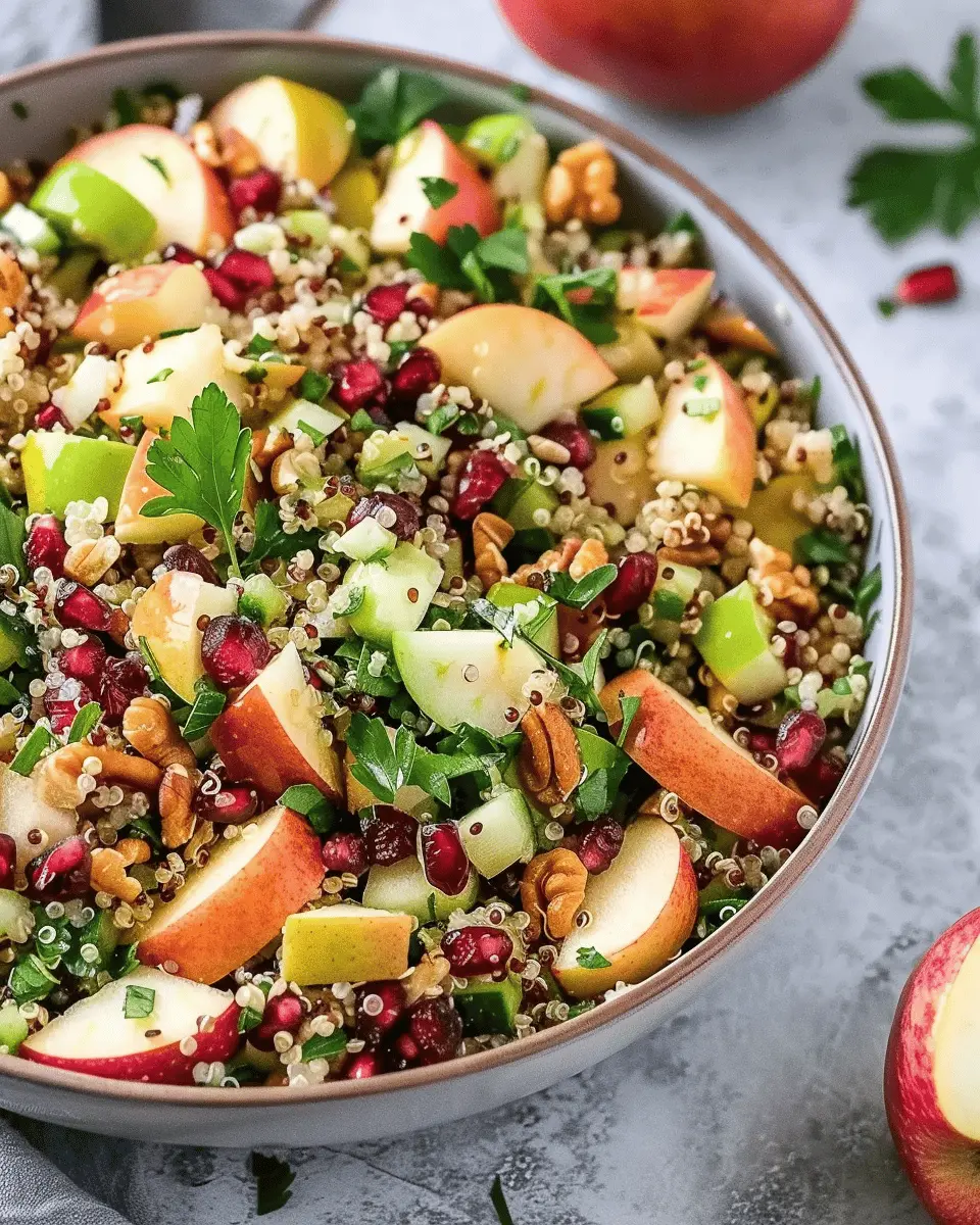 Quinoa Apple Salad: A Fruity, Fresh & Flavor-Packed Favorite