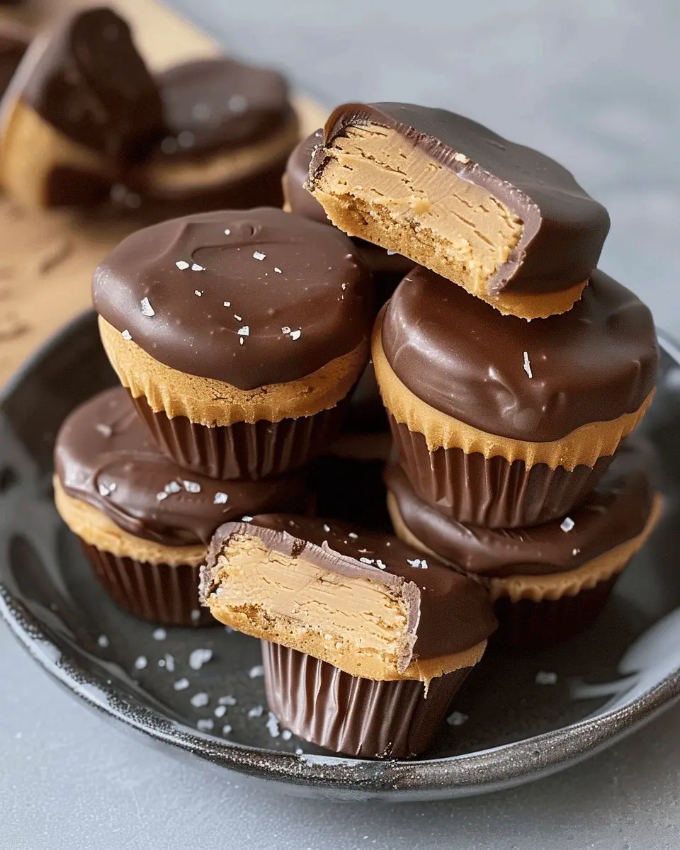 Healthy Twix Cups (Vegan)