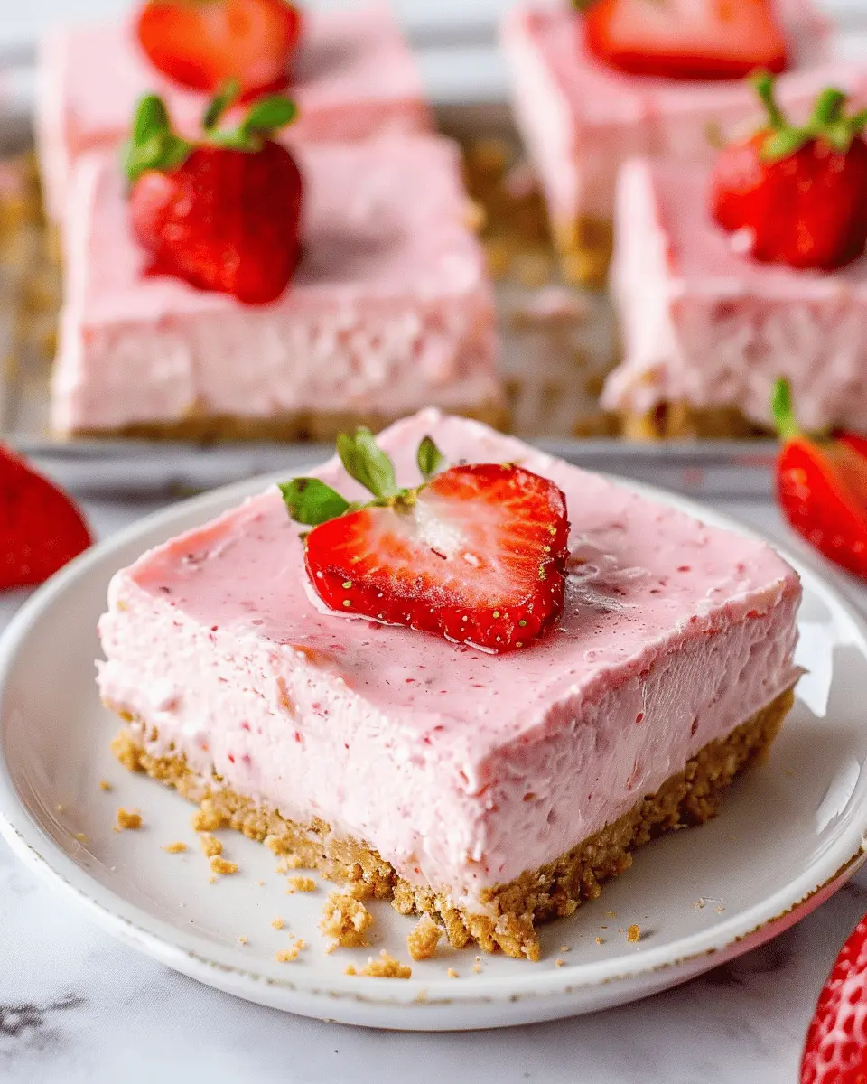 Strawberry Cheesecake Bars