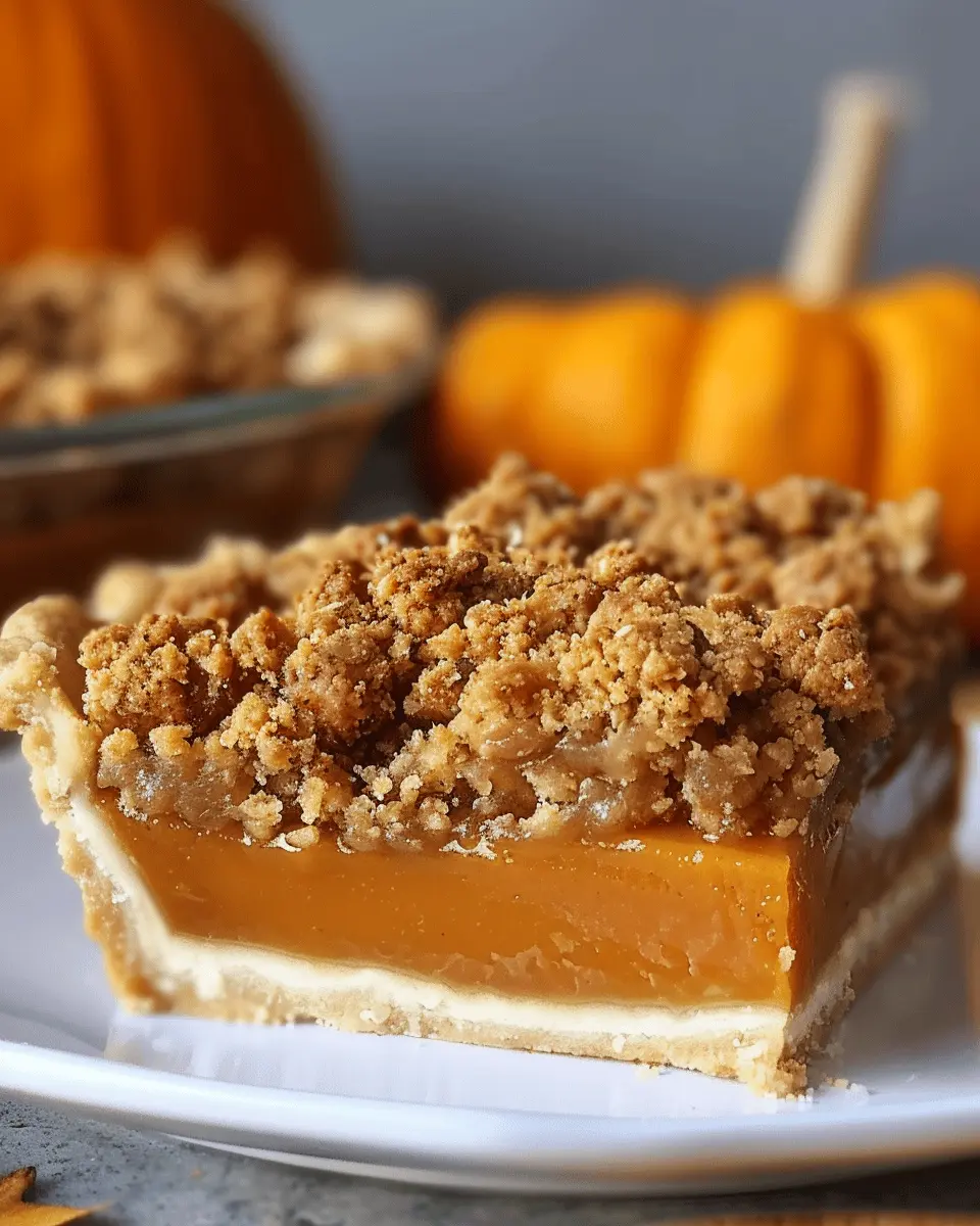 Pumpkin Pie Crumble