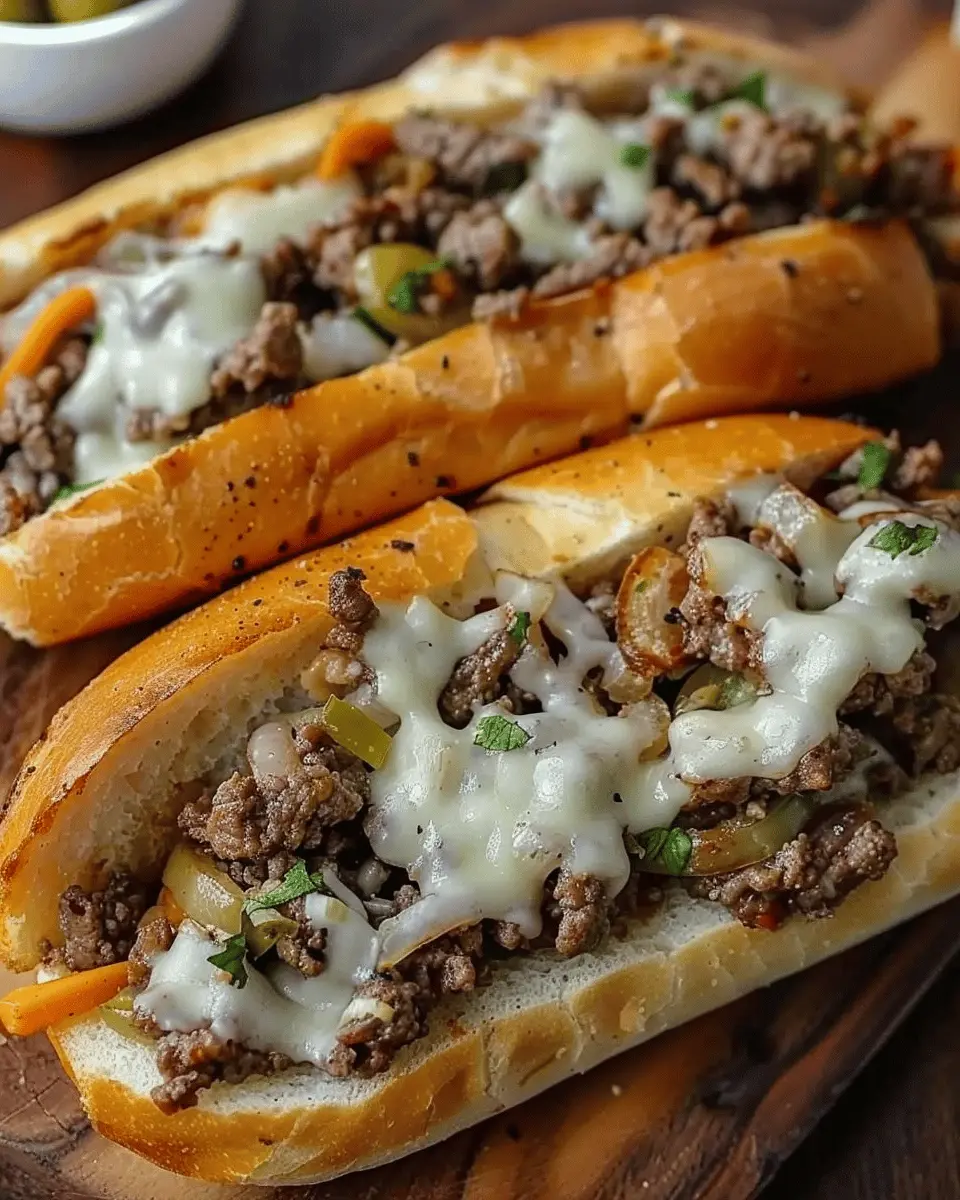 Ground Beef Philly Cheesesteaks: An Incredible Ultimate