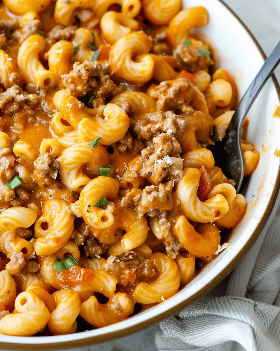 Homemade Hamburger Helper
