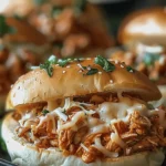 Chicken Alfredo Sloppy Joes