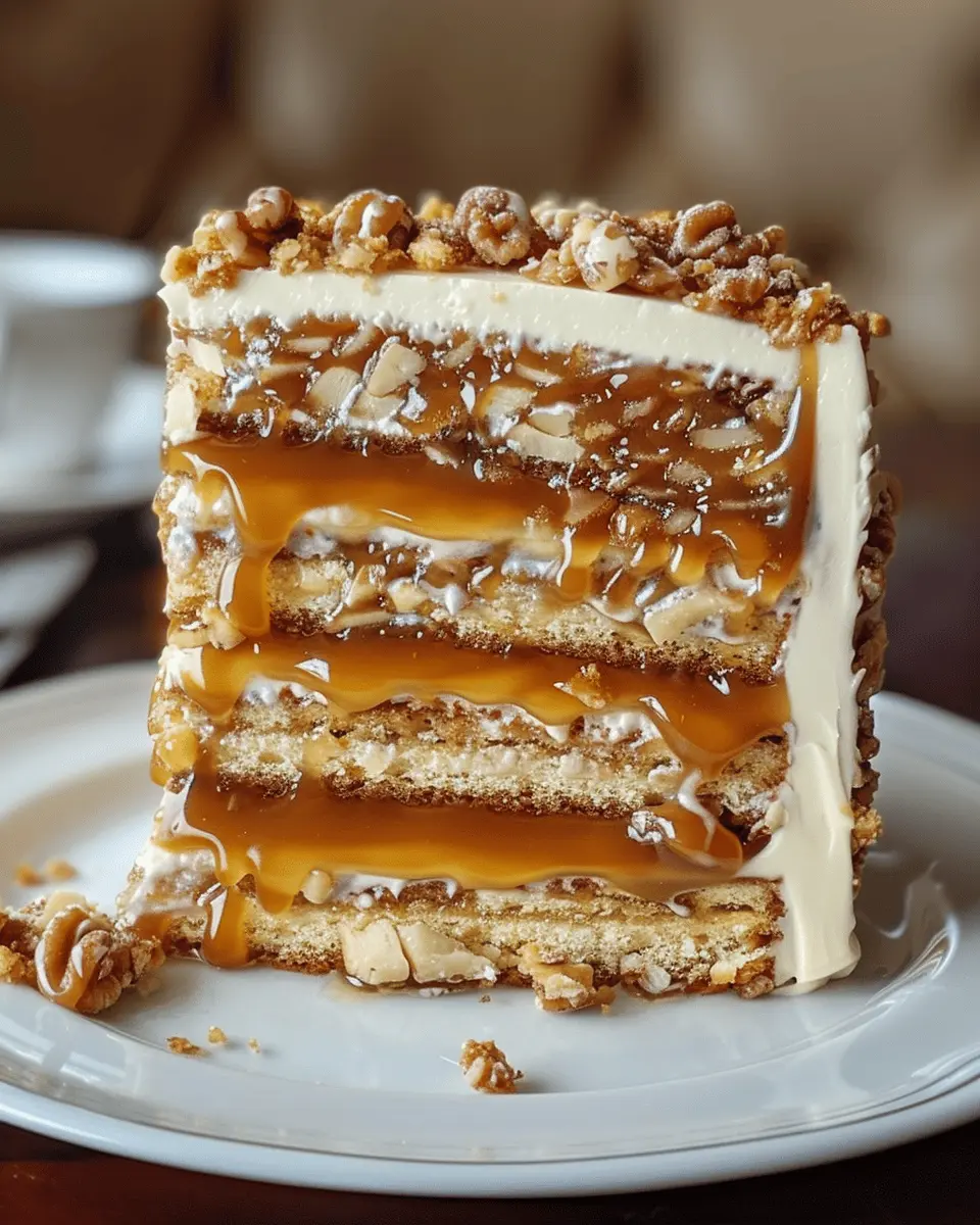 Caramel Crunch Cake