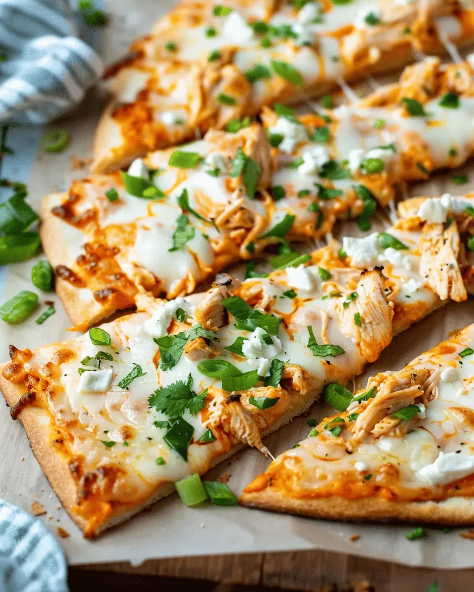 Buffalo Chicken Flatbread