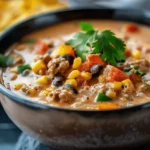 High Protein Creamy Taco Soup