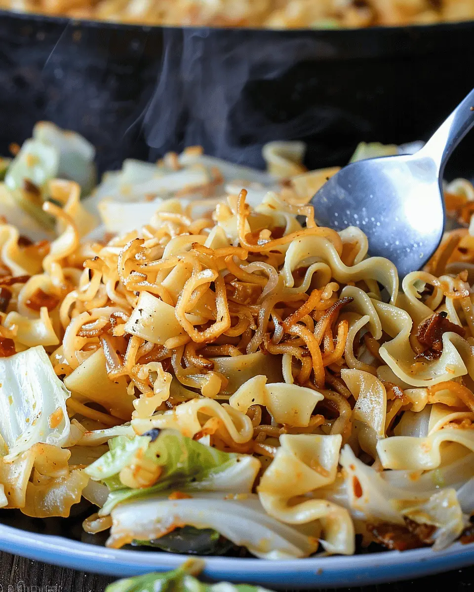 Haluski (Fried Cabbage and Noodles)