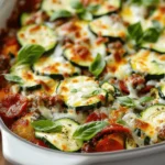 Zucchini Pizza Casserole