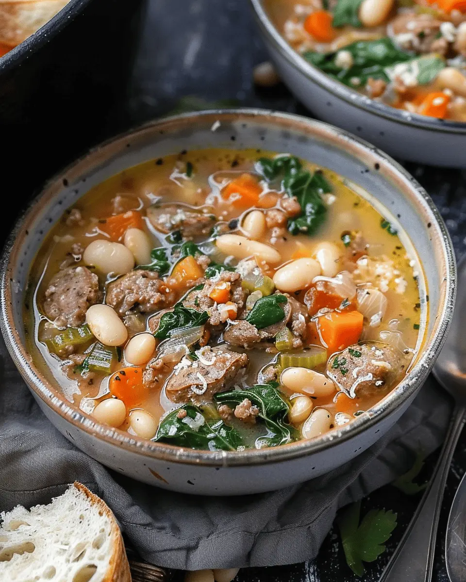 Italian Sausage and White Bean Soup