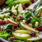 Apple Cranberry Salad with Poppyseed Vinaigrette