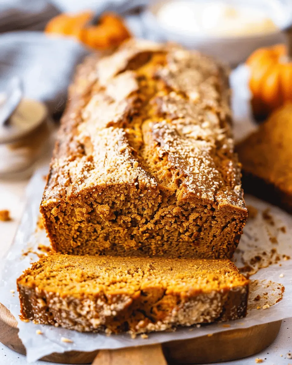 Vanilla pudding pumpkin bread
