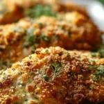 Crispy Dill Pickle Parmesan Chicken