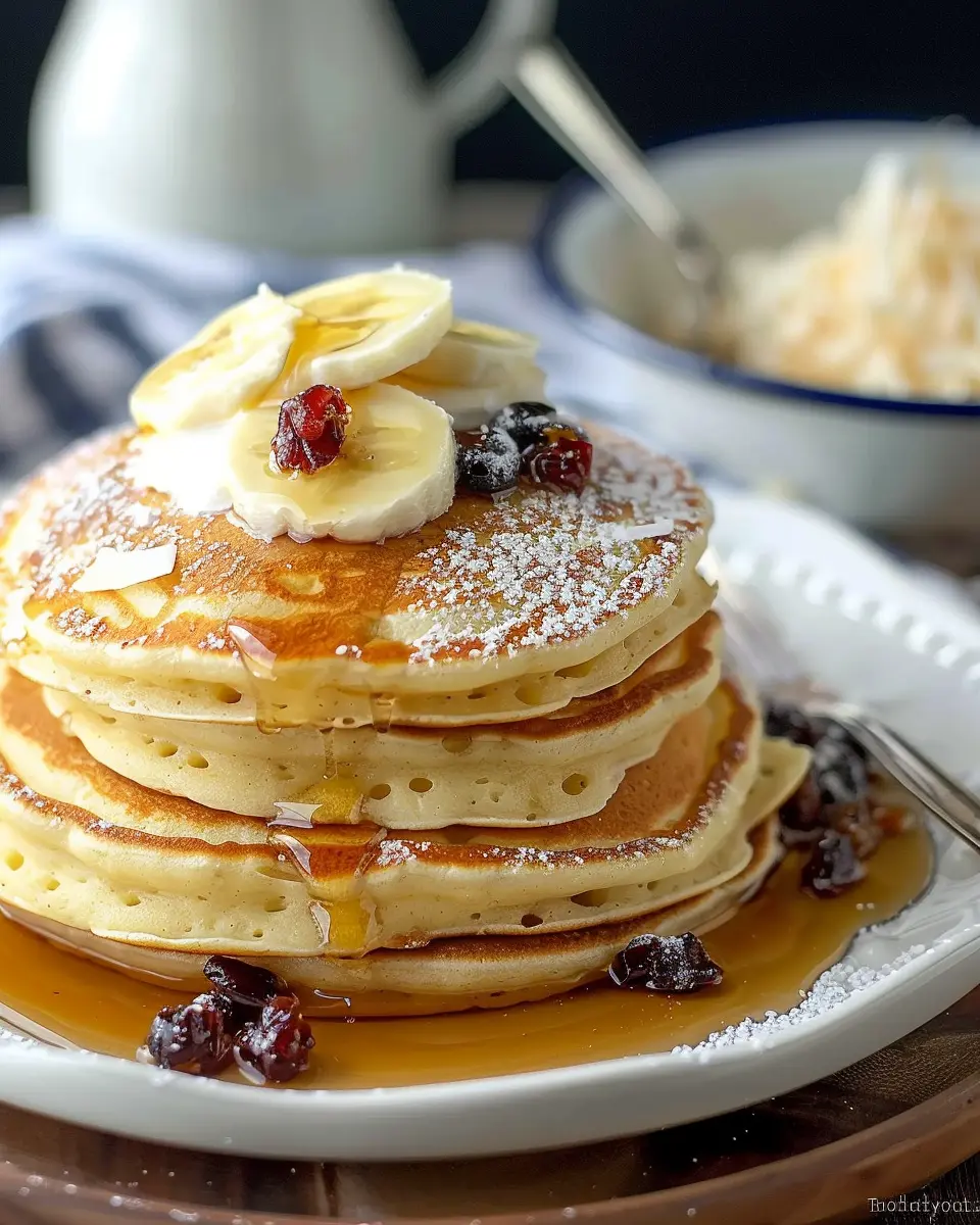 Coconut Cream Pancakes
