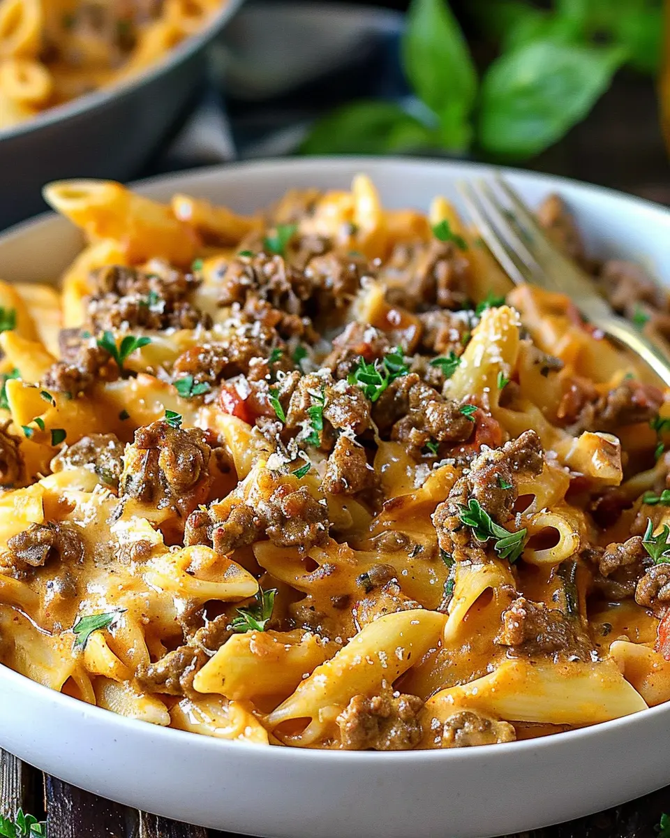 Creamy Beef Pasta