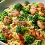 Chicken Sausage and Broccoli Orzo