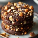Chocolate Hazelnut Crunch Cookies