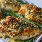 Herb-Crusted Baked Boursin Chicken