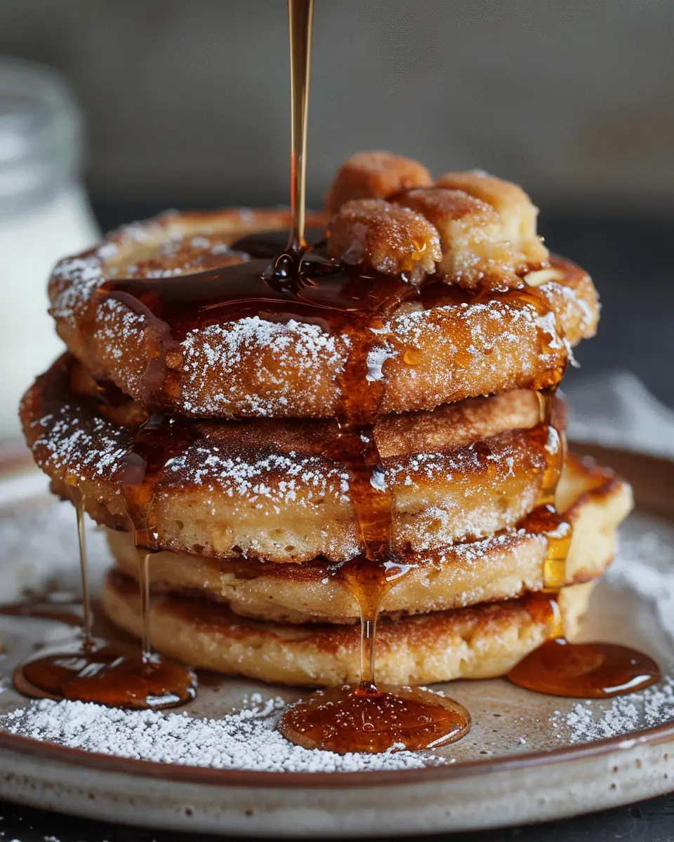 Spanish Churro-Inspired Pancakes