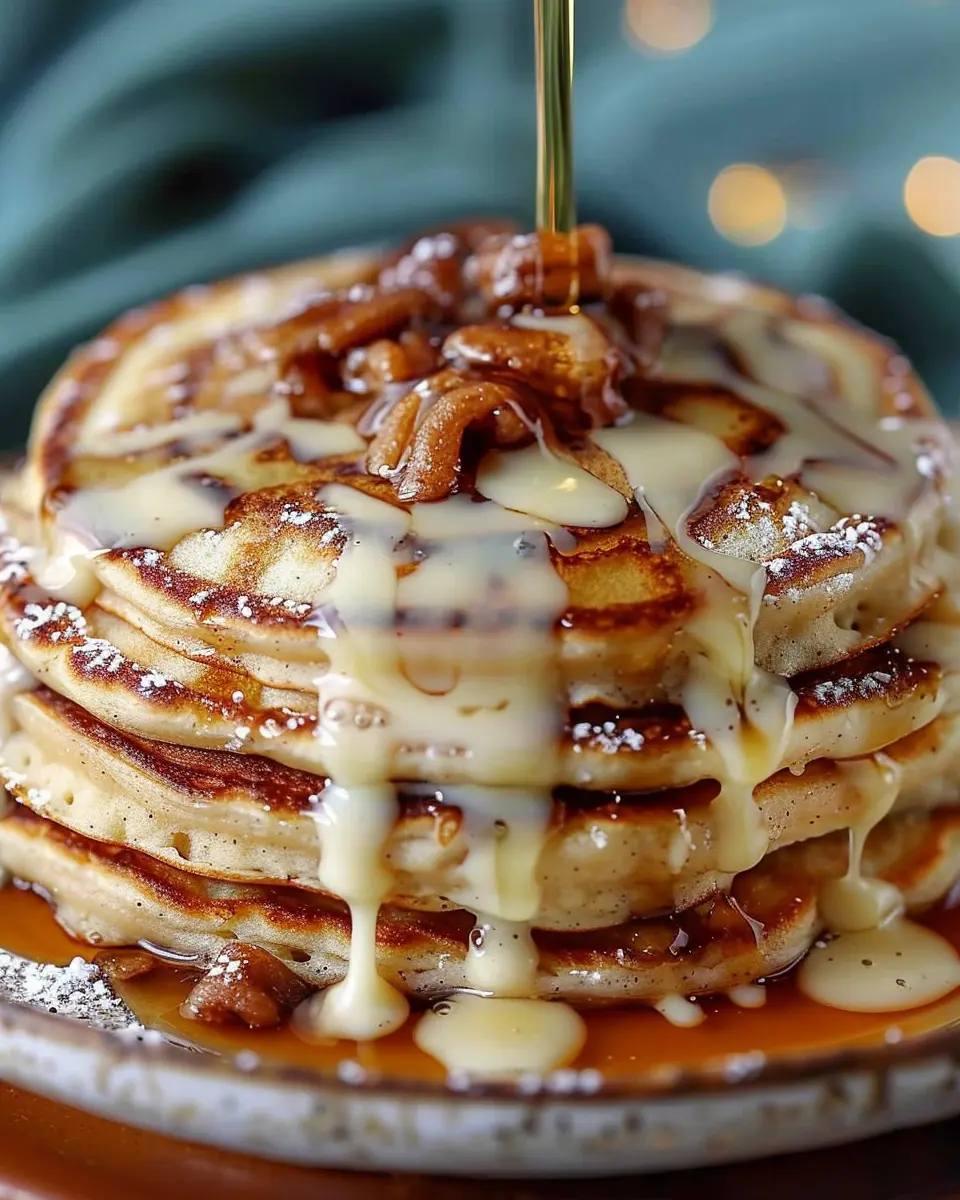 Cinnamon Roll Pancakes